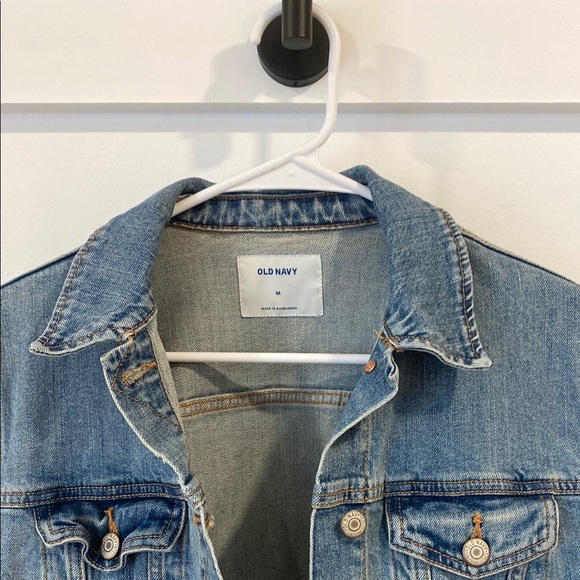 Old Navy Blue Jean Jacket Classic Trucker Style - Picture 2 of 8